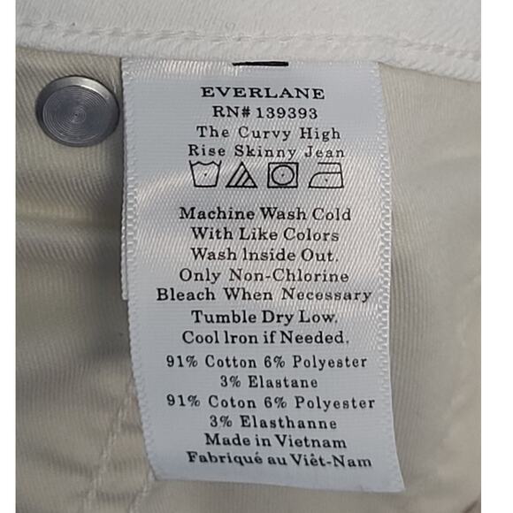 Everlane Curvy High Rise Skinny Jeans - Picture 5 of 6